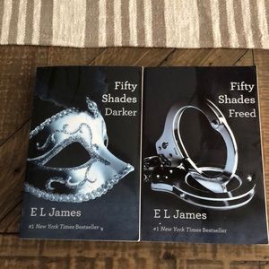 Fifty Shades of Grey. 2 of 3 of the books